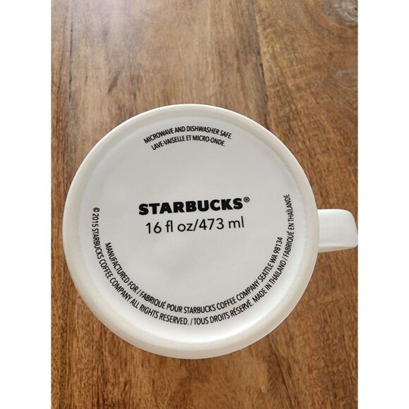 2015 Starbucks XOXO Heart Valentine Love Coffee Cup Tea Mug | 16oz - Picture 4 of 4